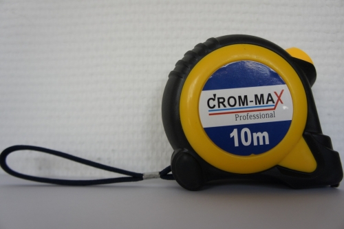 Рулетка ударная CROM-MAX Professional 10м 6/60  У2177